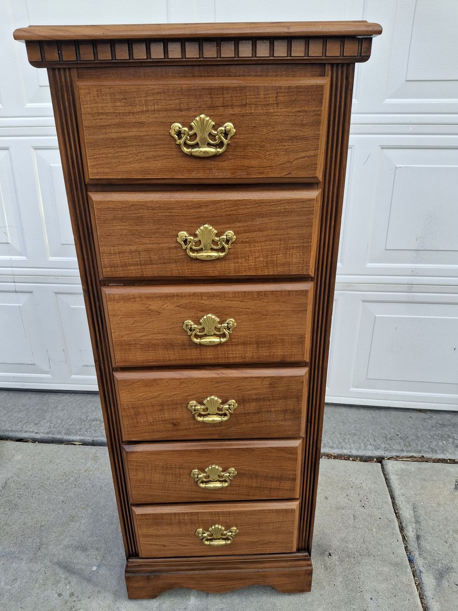 all wood lingerie dresser