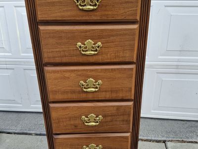 all wood lingerie dresser
