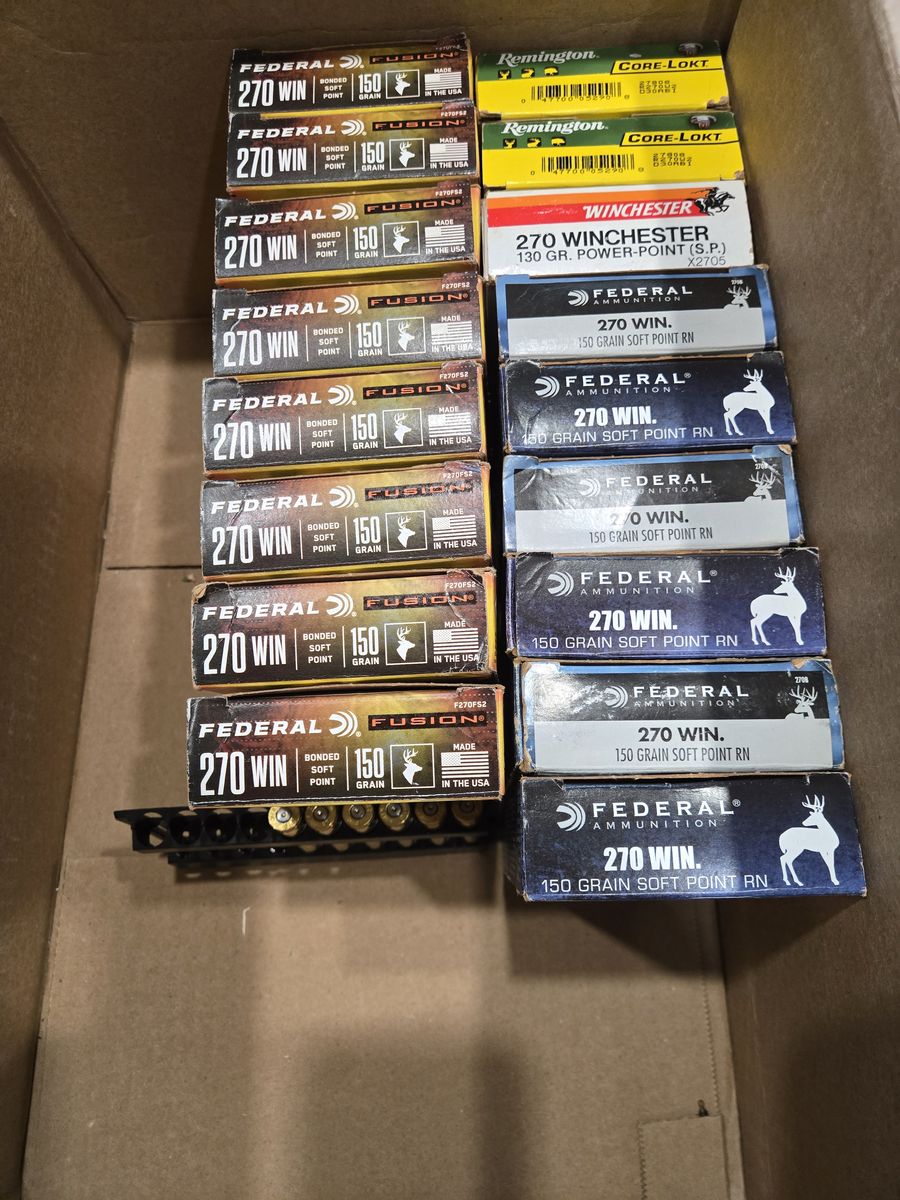 Once fired 270 Win Brass