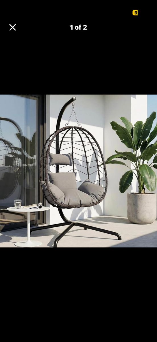 Brand New Hanging Egg Chair with Stand