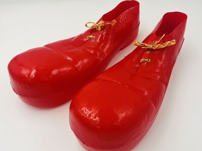 Vintage Red Clown Shoes