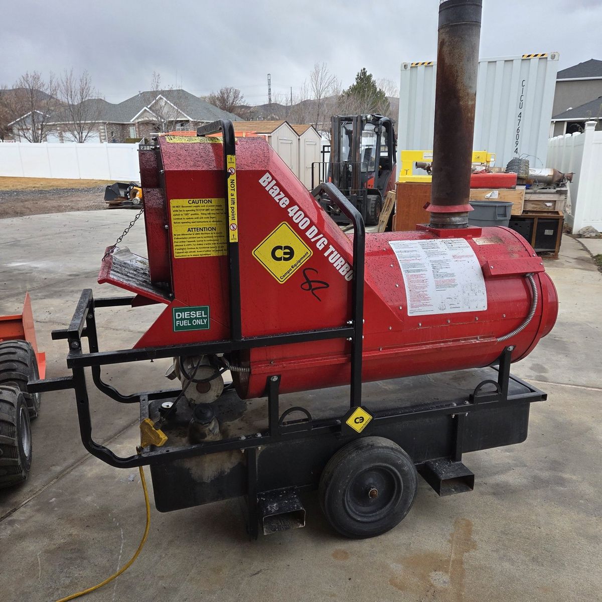 2019 Blaze 400 D/G Diesel Heater