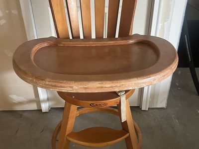 graco wood high chair