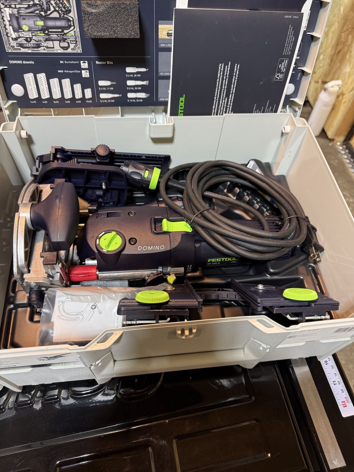 Festool Domino DF 500 w/ starter kit