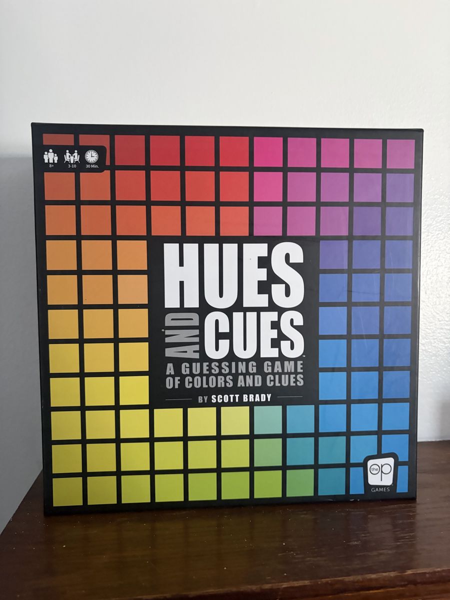 Hues and Cues Board Game by The Op - Color Guessing Family Game