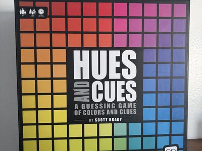 Hues and Cues Board Game by The Op - Color Guessing Family Game