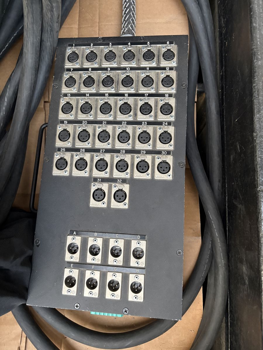 32x8 Neutrik/ELKO Audio Split Snake 200'