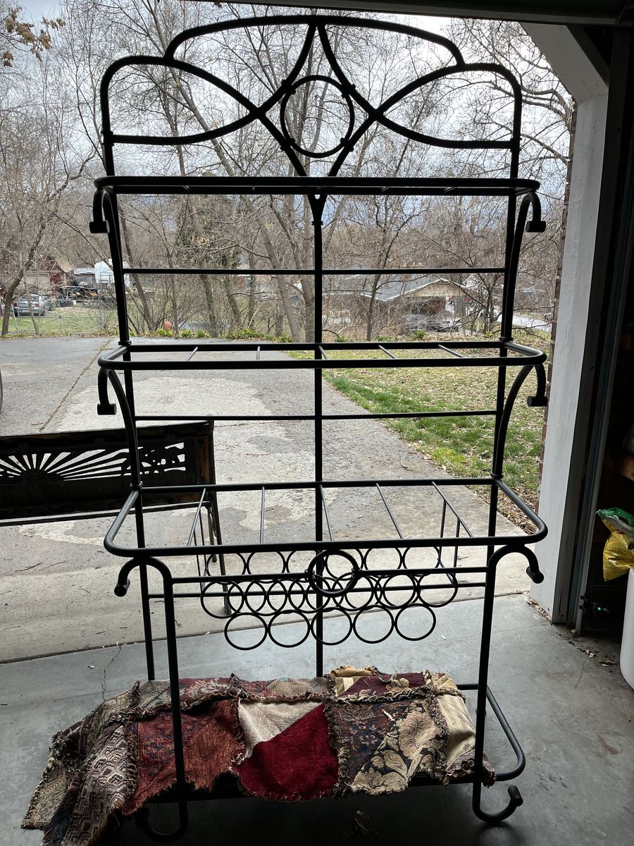 Wrought Iron Bakers Rack