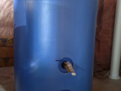 55 Gallon water Storage Tank emergency preparedness