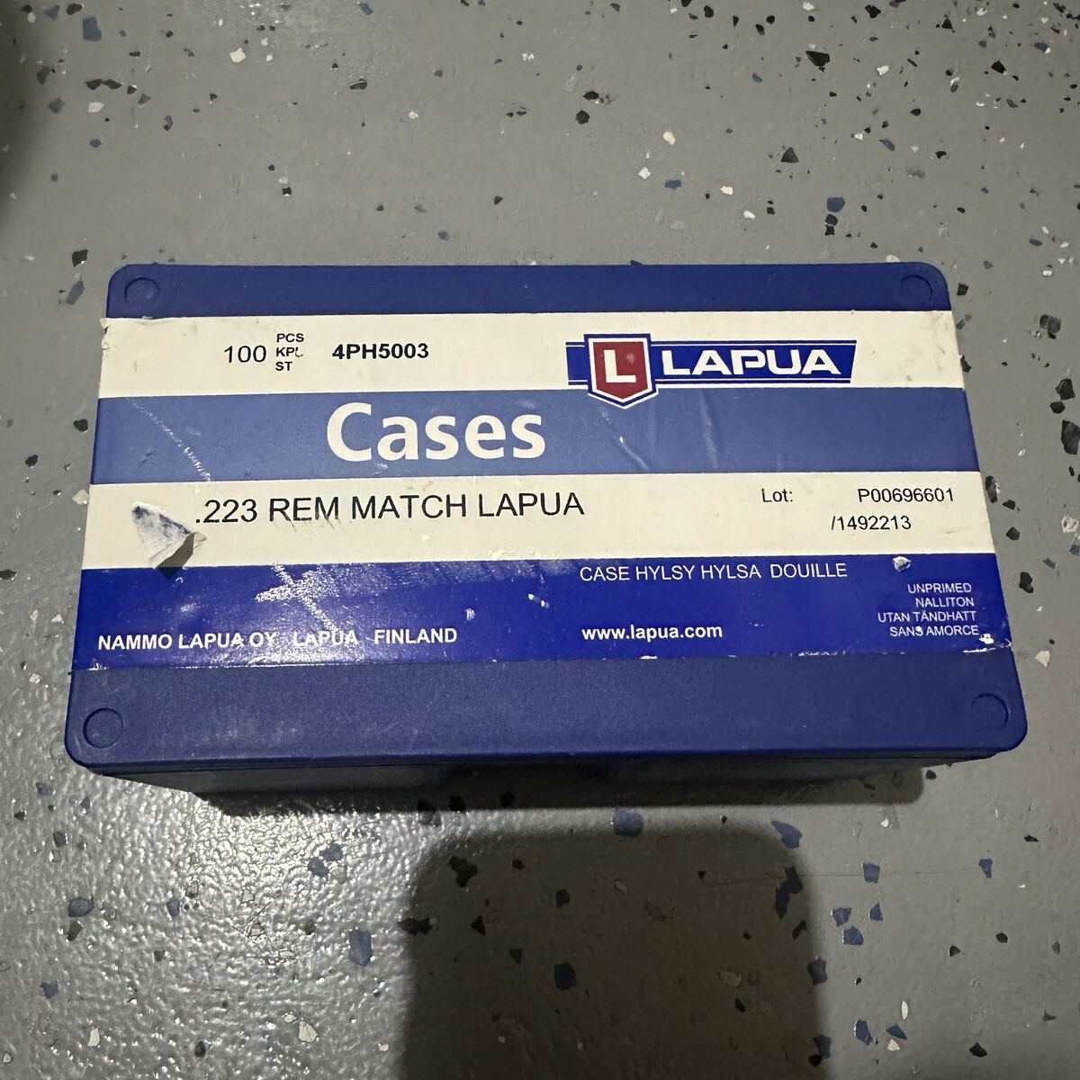 Reloading.223 Rem Match Lapua Brass New