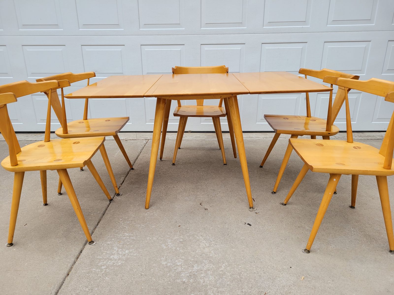 Vintage Mid Century Paul McCobb Dining Set