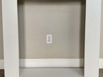 White Fireplace Surround for Electric Fireplaces