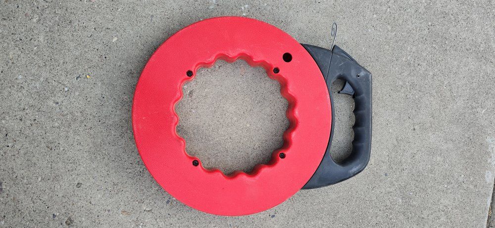 Cable Puller Fish Tape Electrical Wire Running Tool 50ft (approx)