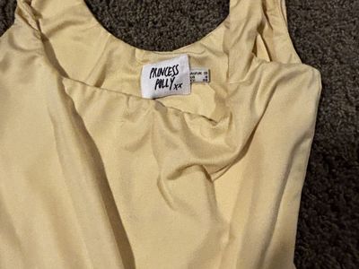 Princess Polly Women's Yellow Sleeveless Bodysuit Size US 6 - Casual & Versatile Top