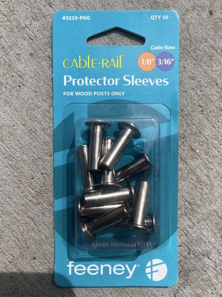 Deck Cable Rail Protective Sleeves