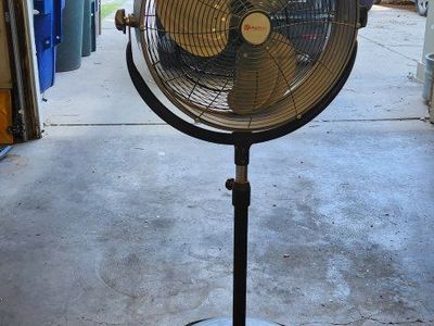 Shop Pedestal Fan 20" - High Velocity, Durable Metal Construction