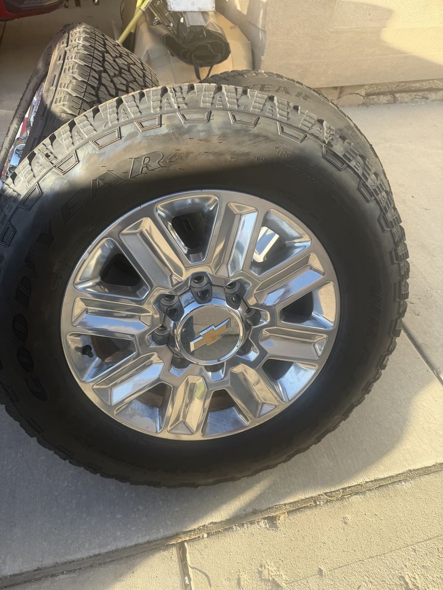20" chevy silverado wheels and tires