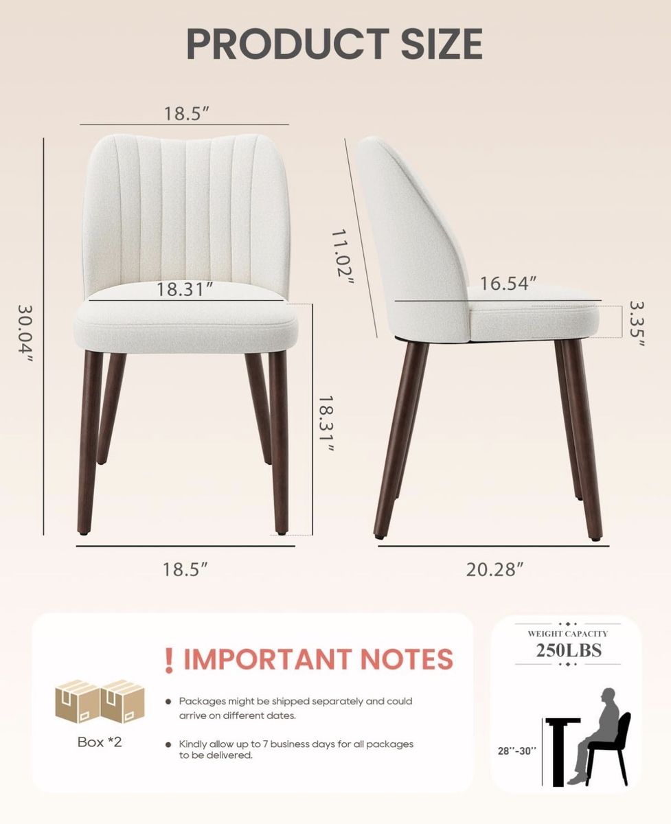 Upholstered Dining Chair Set