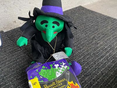 Russell Stover Halloween Witch Plush Stuffed Animal with Assorted Chocolates