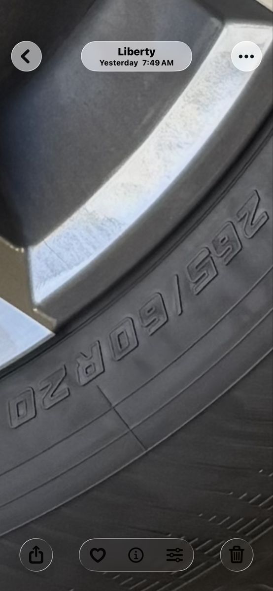 Toyota Tundra tires and Rums