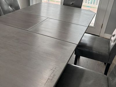 Dining table and 6 chairs