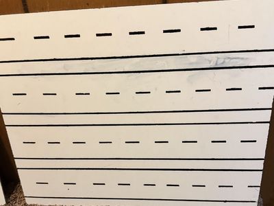Large Lined Whiteboard