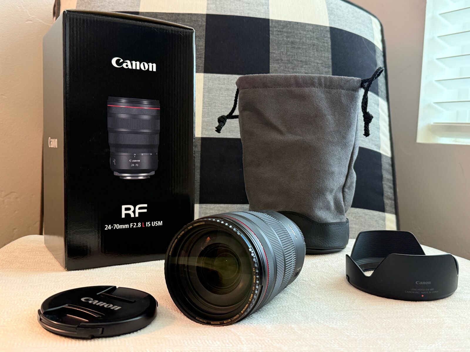 Canon R6 and RF 24-70mm f/2.8 L Lens, plus many extras!!