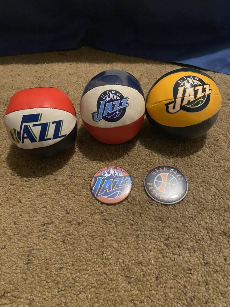 Utah Jazz Balls and Pins