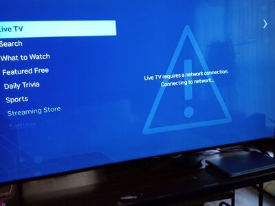 Television Westinghouse Roku 75 inch smart TV edge less smart etc made in USA