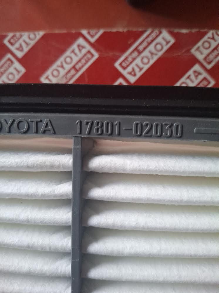 Genuine Toyota Engine AirFilter Part # 17801-02030