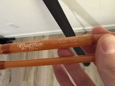 Moonshine rod co 5wt revival fly fishing rod