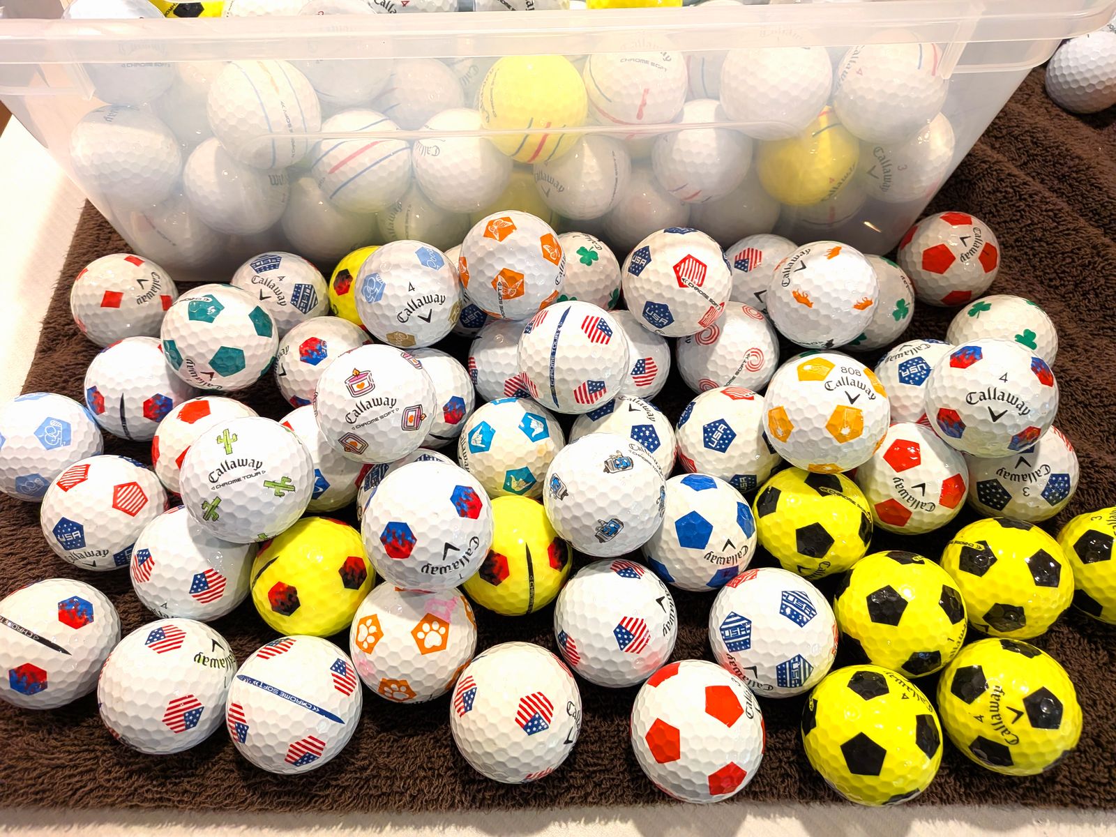 Like new CHROMESOFT / PROV1 / VICE / Srixon/..assorted golf balls...you pick