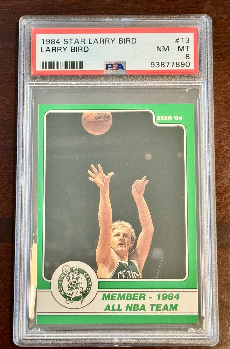 1984 Star Larry Bird PSA 8 #13 NM-MT Boston Celtics