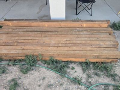 Various Lumber, Wood Boards & Concrete Mix - Great for DIY, Fencing, or Home Projects