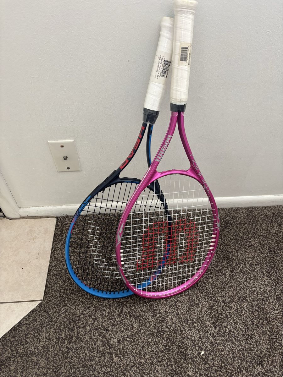 Two tennis rackets for $5