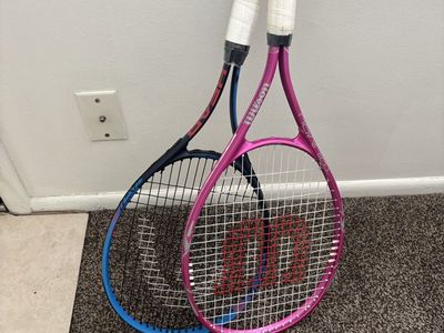 Two tennis rackets for $5