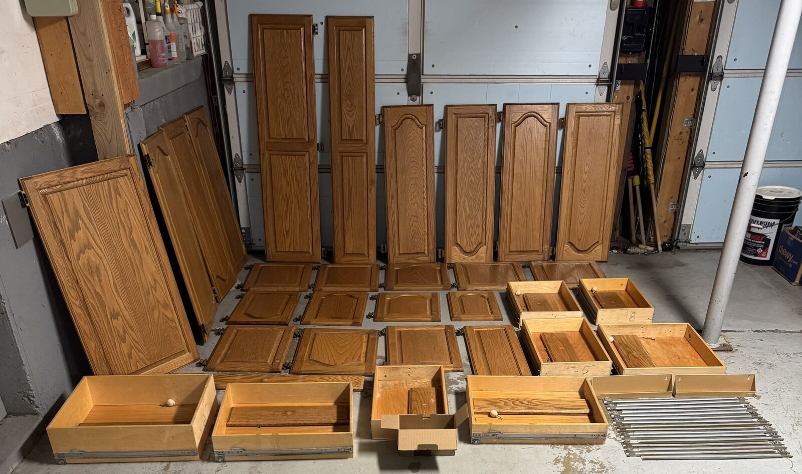 Oak Cabinet Doors and Drawers