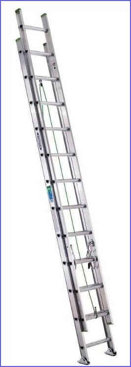 24 ft Extension Ladder and Stabilizer