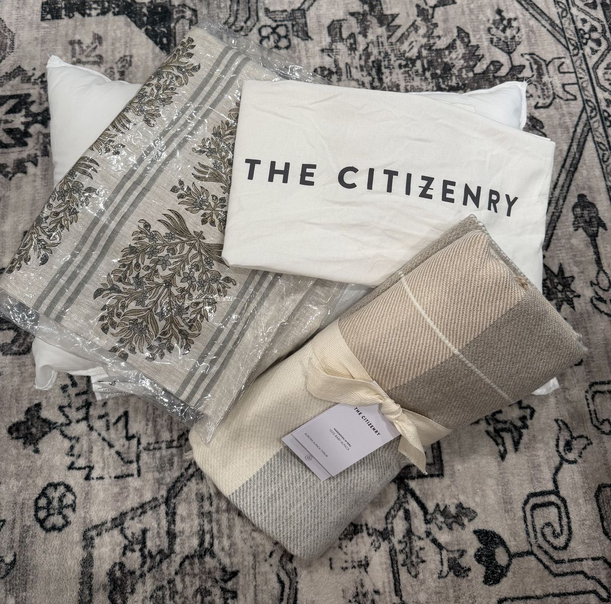 THE CITIZENRY throw and pillow