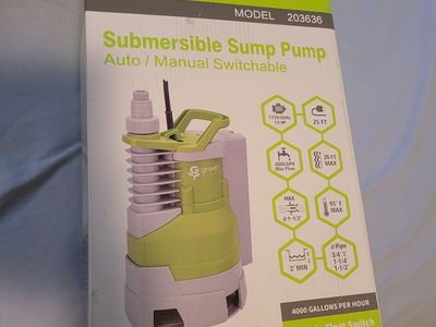 Sump Pump 4000gph