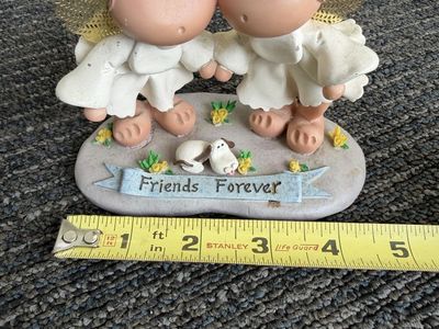 Vintage Russ Berrie Angel Cheeks Friends Forever Figurine Item 23726