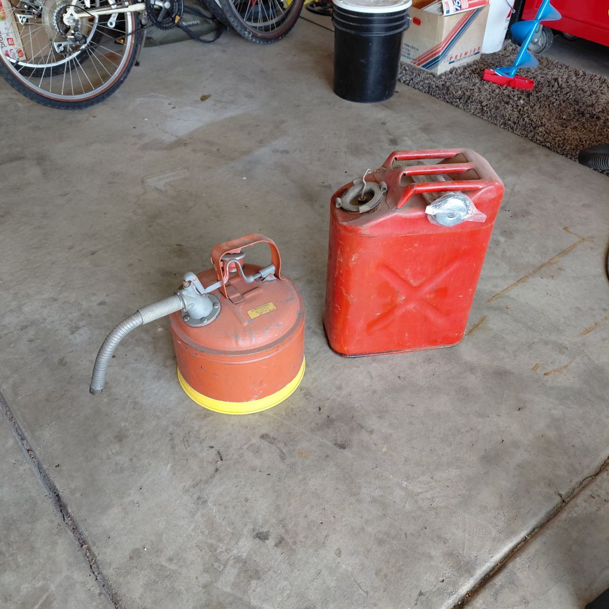 Vintage Jerry gas cans