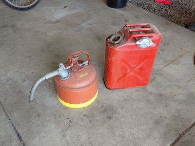 Vintage Jerry gas cans