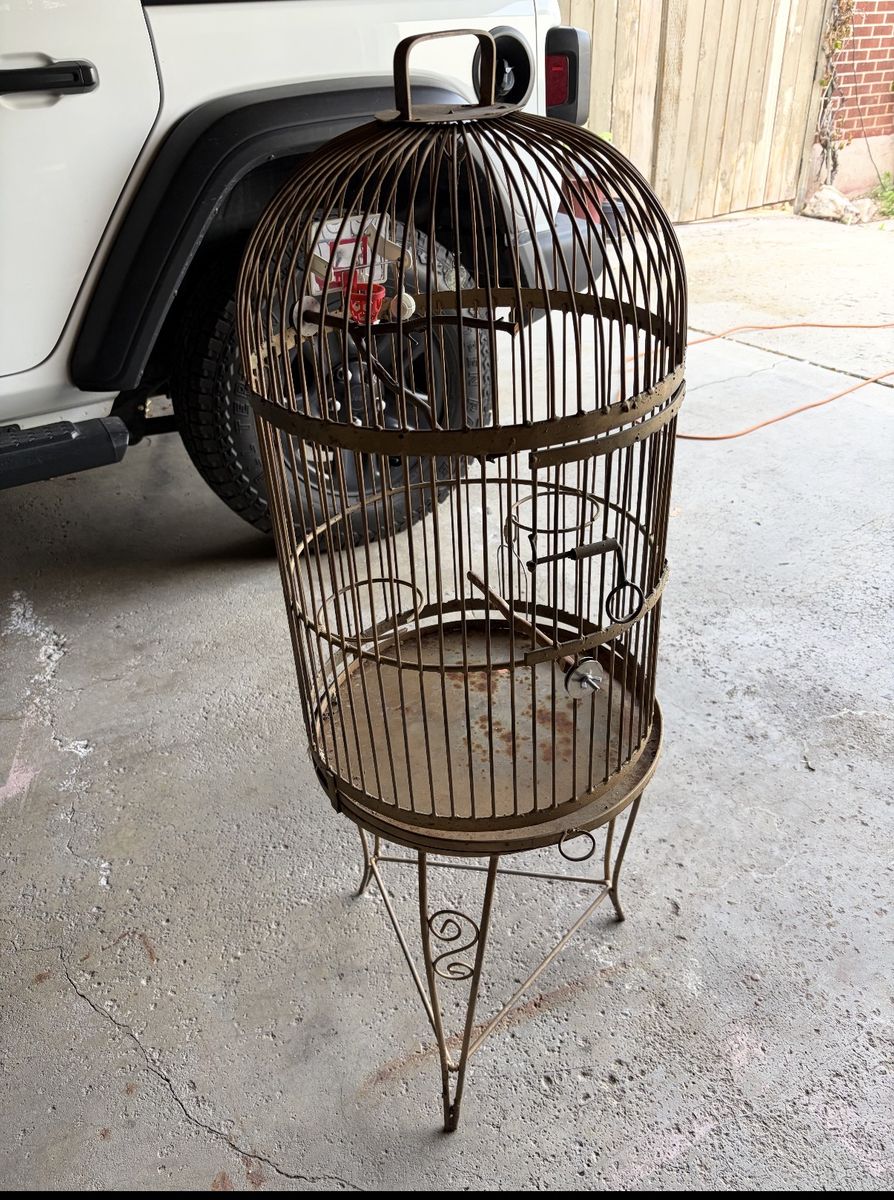 Wrought Iron Bird Cage