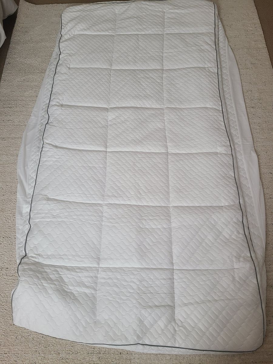 Twin size mattress pillow top fitted pad