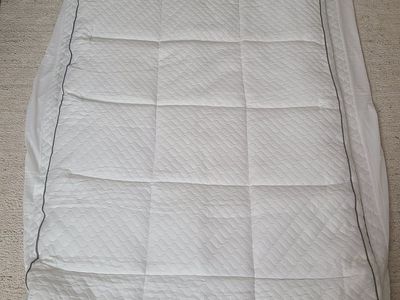 Twin size mattress pillow top fitted pad