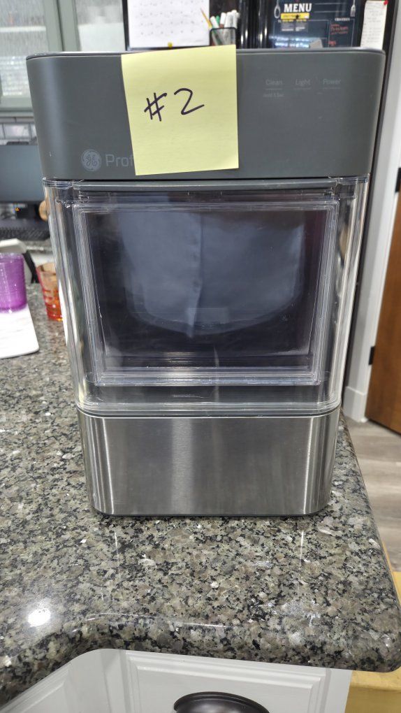 GE Profile Opal Countertop Nugget Ice Maker XPIO13SCESS Stainless Steel