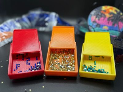 3d printed card and diamond painting holders