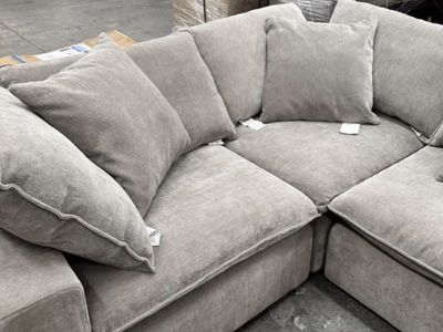 Modular 6 Fabric Ottoman Luxury