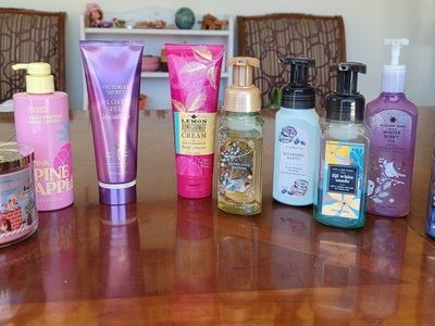 Bath & Body Works, Victoria's Secret Lot of Soaps and Lotions and Candle New and Used